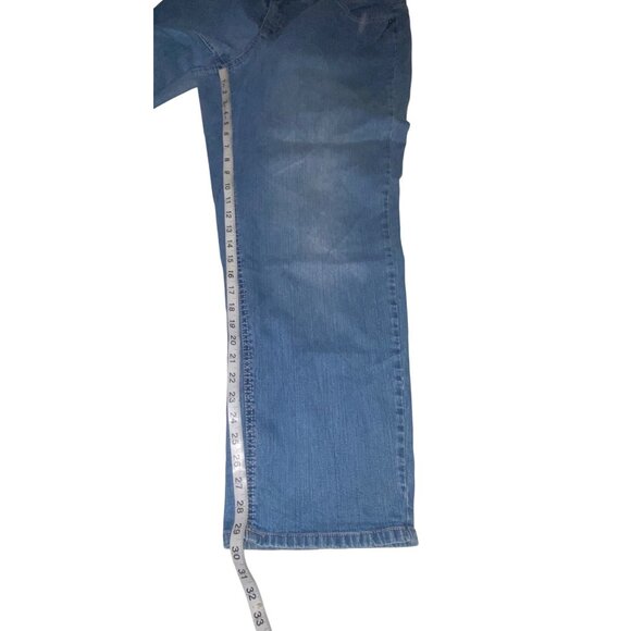 Just My Size JMS Classic Womens 24W Blue Denim Jeans Cotton Blend Average Fit - Picture 4 of 7